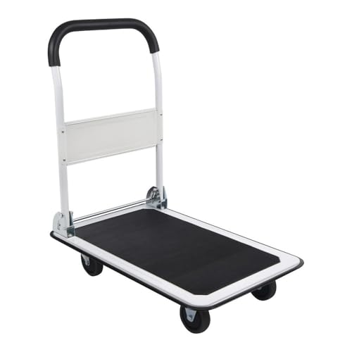 Carretilla plegable con 4 ruedas para uso doméstico miniatura 5