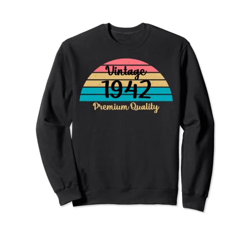 80 cumpleaños de 1942 Sudadera