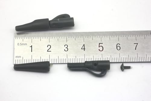40 piezas clips de seguridad para pesca de carpa miniatura 2