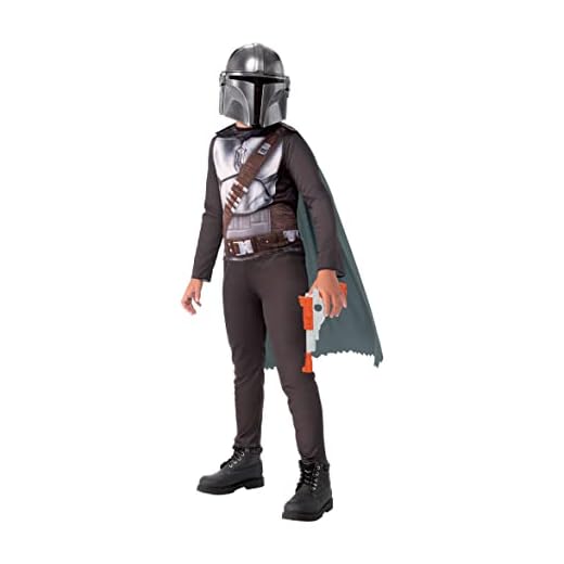 Rubie's - Disfraz Mandalorian + Blaster de 5 a 6 años