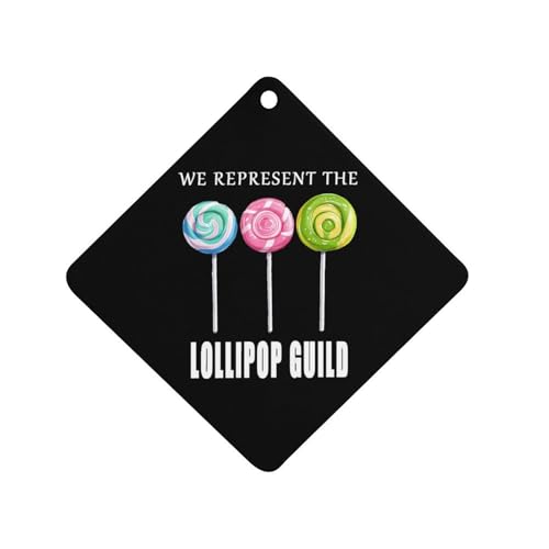 We Represent The Lollipop Car Air Freshener Hanging Aromatherapy Tablets for Car Accessories Rhombus