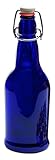 Home Brew Ohio Cobalt EZ Cap Kombucha Bottle, 32oz - 1 Bottle, Blue