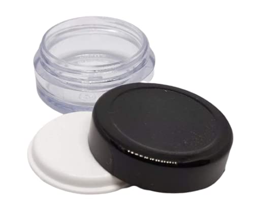 JARBAZAAR (Set of 8 PCS) 8 GRAM Acrylic SAN JAR for DIY Cosmetic LIPBALMS,Lip Scrubs, BODYBUTTER Packaging JAR Travel Friendly with Protective Inner lid 100% Leak Proof-image-10