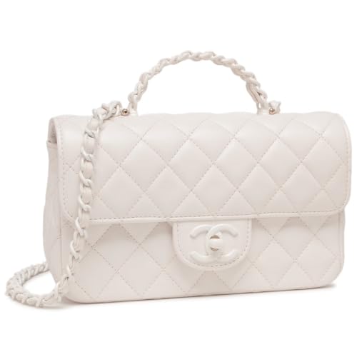 [CHANEL] [シャネル] ハンドバッグ ショルダーバッグ マトラッセ CCマーク ココマーク ミニバッグ ホワイト レディース AS5243 B18687 10601 [並行輸入品]のサムネイル
