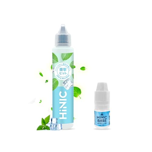 y60ml+x[Xttz HiNIC v~ALbh X[gLbN Ή jR`Ȃ ^[Ȃ VAPE/xCv/V[Vp t[o[10 dq^oRp { HiNICx[XLbh 5ml Zbg (Eg\[)