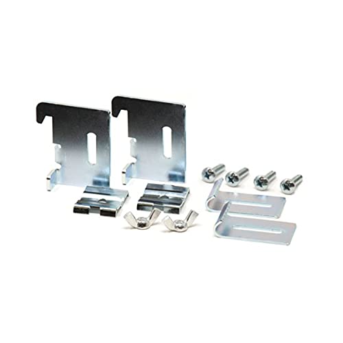 Mounting Kit in Zinc for Gondola Merchandising Wing - Lot of 10