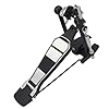 POENVFPO Drum Pedal, Black Single Bass Foot Kick with Alloy Chain Drive and Frictionless Bearing Hinge, for Professional Drummers and Drum Set Replacement #3