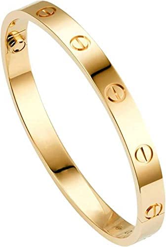 The Bling Box Gold Kada Bracelet For Unisex Adult (Inner Diameter - 2.4Inch) (B0B31RCVQV) Amazon Price History, Amazon Price Tracker