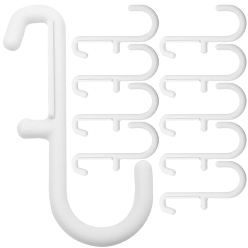 Hemoton 10pcs White Pegboard Hooks,J Shape Hooks?Pegboard Hooks Garage Tool Storage,Pegboard Organizer Kit for Garage Organization,Peg Board Hooks for Hanging, Pegboard Wall Organizer Hangers