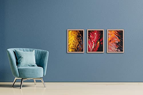 Wall Space A3 Oak Picture Frame with Real Glass – Solid Wood A3 Photo Frame (42x30cm) for Wall Mounting, Perfect for Prints, Posters & Certificates – Made in the UK