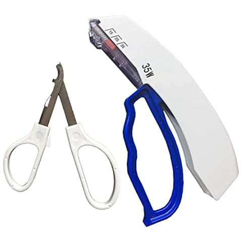 Skin Stapler 35W Disposable Skin Stapler Skin Staple Remover Wound Stapler for First Aid Field Emergency Practice Cover