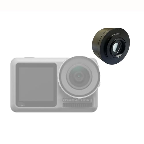 DJI Action 5 Pro対応魚眼レンズ。200°超広角撮影角度アクセサリー付き。