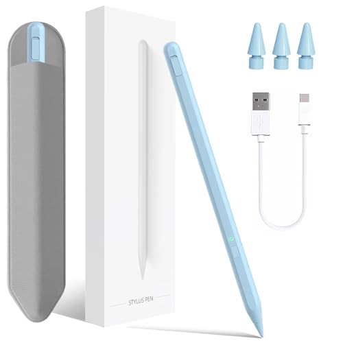 Image of Stylus Pen for iPad 11th&10th Generation,Milikilo Pen with Pencil Holder,Palm Rejection,for Air11&13 inch(M2 /M3), Pad Pro 11 inch&13 inch(M4),iPad 6-11th,iPad Pro 11 inch /12.9 inch, iPad Air 3 /4 /5,Mini 5 /6