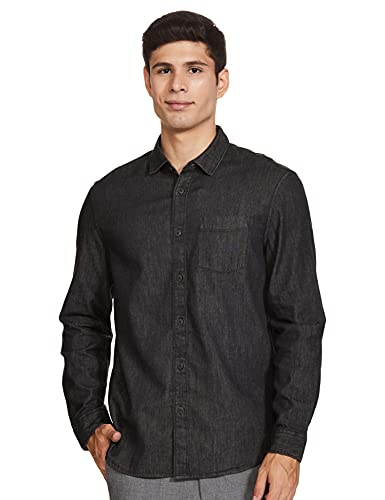 Image of Marks & Spencer Mens Solid Polyester Blend Collared Neck Regular Fit Easy Iron Shirt (Pack of 2)