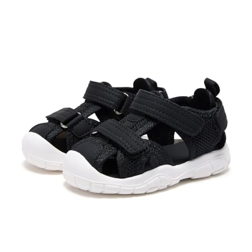 Image of BMCiTYBM Baby Boy Girl Closed Toe Summer Toddler Sandals Lightweight Shoes Infant Non-Slip First Walking Sneakers 6 9 12 18 24 Months 2-3 Years