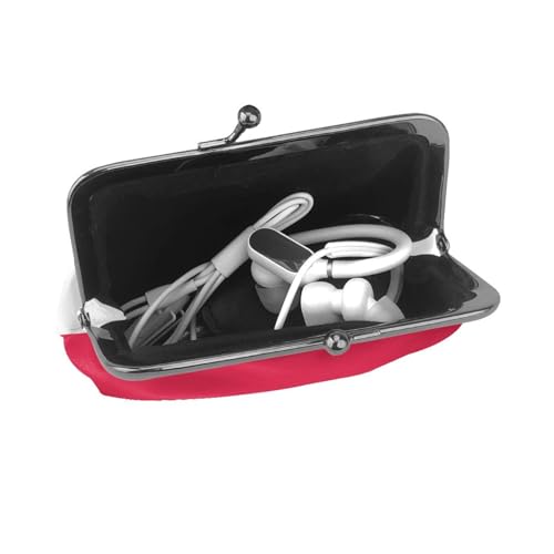 Pu Leather Buckle Coin Purse The-Polish-Flag Girls Kiss-Lock Change Purse Wallets4