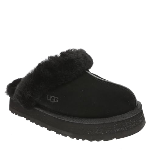 UGG Women's Disquette Slipper, Black, 9