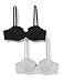 Produktbild Iris & Lilly BLICT004 Trägerloser BH, Mehrfarbig (Black Beauty/Grey Marl), 80A, 2er-Pack