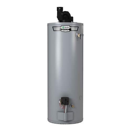 best 50 gallon gas water heater power vent