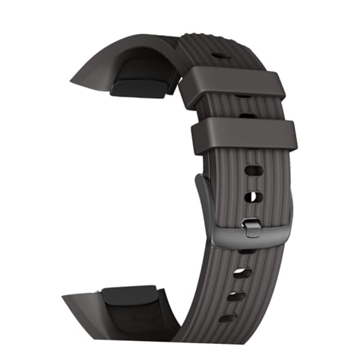Bracelet montre silicone anti irritation noir Uonlytech résistant - 3