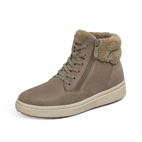 Orthofeet Women's Orthopedic Faux Fur Elin Boots for Foot Pain Relief