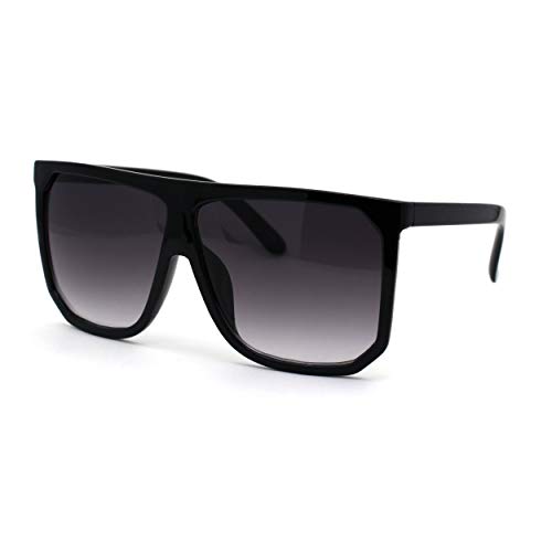 Womens Oversize Flat Top Retro Boyfriend Mobster Sunglasses