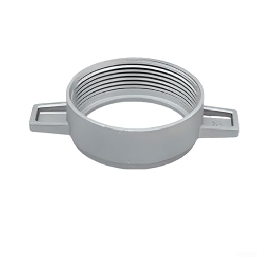 Connettore per tubo pompa acqua in alluminio, adattatore per tubo dritto da 2 pollici con guarnizione in gomma, per collegamento del sistema esterno del generatore (dado da 2 pollici)