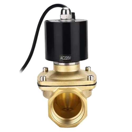 Électrovanne étanche 220V DN32 1-1/4 pouce normalement fermée pour contrôle d'eau - 4