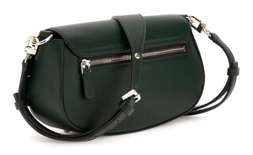 GUESS bolso bandolera Mimina verde Forest con solapa y correa cruzada estable 2