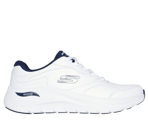 Skechers Man Arch Fit 2.0 - Safehouse Lace-Up Shoe 232703 White/Navy US Size 14.