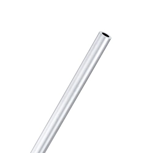 M METERXITY 1-Pack 300mm 6063 Aluminum Round Tube, 5mm ID 8mm OD Seamless Aluminum Tubing for Construction/Machining/DIY Crafting, Metal Straight Pipe [0.2x0.31x11.8IN]