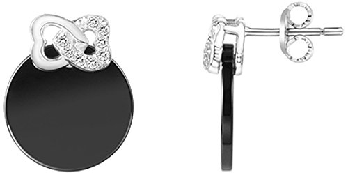 Preisvergleich Produktbild Ceranity Damen-Ohrringe Sterling-Silber 925 Zirkonia 1-42 / 0058-N