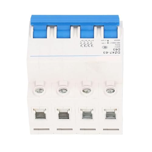 Disyuntor en miniatura 4P e interruptor de protección modular para iluminación en riel DIN 5