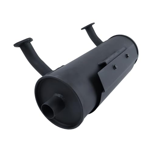 Lesurey Left Side Muffler W/Heat Shield Port Compatible with Kohler CH20S