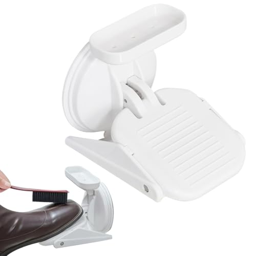 Reposapiés antideslizante con ventosa – Base con patas de ventosa | Reposapiés de afeitado para ducha | Pedal de baño antideslizante con potente ventosa para baño, hotel, dormitorio, apartamento