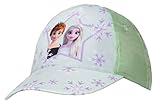 Brandsseller Mädchen Kinder Cap Kappe Sonnenhut mit Motiven im Stil von Frozen Hellgrün 52