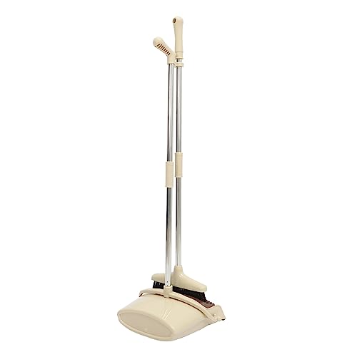 minkissy 1 Set Broom Dustpan Set Floor Cleaning Tool Plastic Dish Pan Laundry Room Decor Plastic Broom Home Decor Broom and Dustpan Kit Child Stainless Steel Cleaning Equipment Household