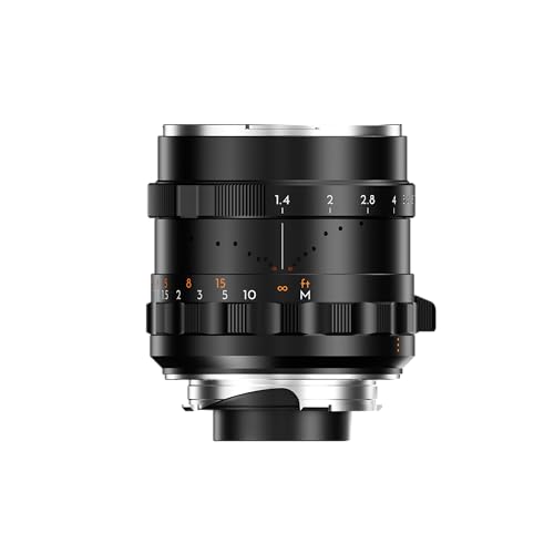 Thypoch Simera 28mm f/1.4 Full Frame M Mount Lens for Leica M Mount Cameras Manual Focus M-Mount Black