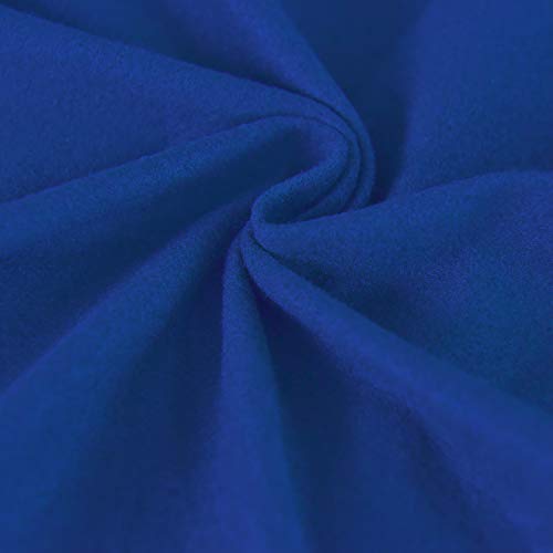 Image of Easy-Going 4 Pieces Oversized Stretch Couch Cover for Dogs Washable | Sectional Sofa Slipcover for 3 Separate Cushion Couch - Elastic Furniture Protector for Pets, Kids Classic Blue