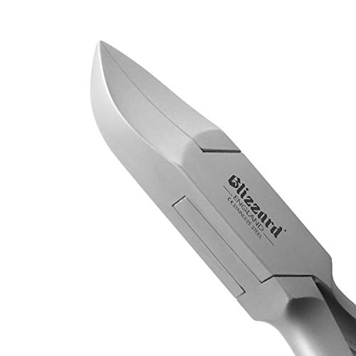 Nail Clippers For Men With Thick Or Ingrown Toenails – Blizzard Podiatrist Toenail Clipper Set German Forged – 5.5 Inch Heavy Duty Nail Cutter – Concave Head Smooth Handles - Hospital Grade #TOP1