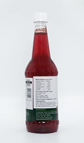 Image of RK HOME MADE NATURAL SYRUP | Kokam Sharbat Syrup Crush Syrup | Gluten free | 100 % Vegan & Low fat | Easy to use | A perfect drink for house parties, picnics, & road trips to everyone's delight 750 - ML