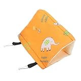 Hemoton Warm Bird Nest Hammock for Comfortable Cotton Hanging Bird House for Parakeets Lovebirds Cockatiels Snuggle Hut for Birdcages and