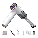 dedepeng Auto-Wireless-Staubsauger Handstaubsauger mit großer Absaugung Tragbare zusammenklappbare Reinigung Elektrogerätetyp mit Kabelstaubsauger für Autoteppich- und Boden-Handgeräte hart