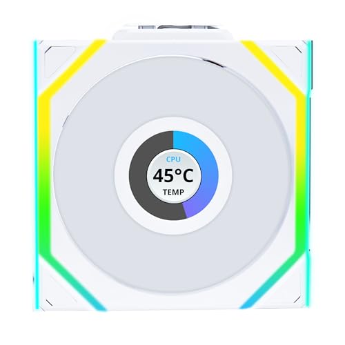 Amazon | LIANLI 120mm ARGBファン UNI FAN SL LCD Wireless 120 WT