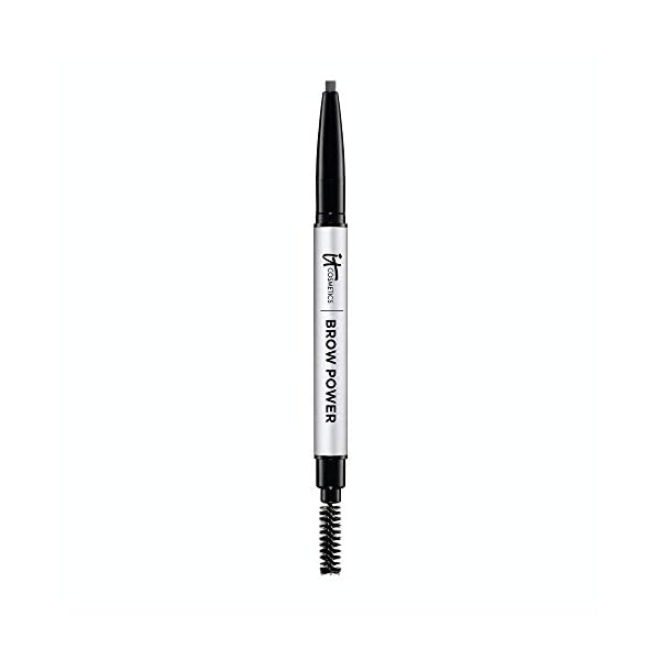 IT-Cosmetics-Brow-Power-Universal-Taupe-Universal-Eyebrow-Pencil-Mimics-the-Look-of-Real-Hair-Budge-Proof-Formula-With-Biotin-Saw-Palmetto-Antioxidants-00056-oz IT Cosmetics Brow Power Eyebrow Pencil - Universal Shades - Long-Lasting, Budge-Proof Formula - With Biotin - Natural-Looking Brows - Built-in Spoolie Brush