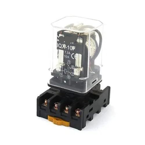 Relais JQX-10F DC 12V DPDT 8 broches pour éviter les surcharges et protéger les circuits