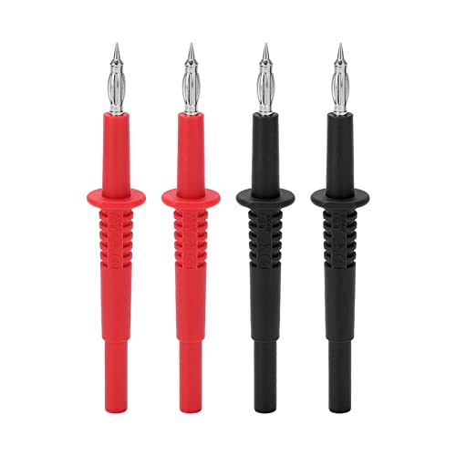 Image of Lantern Tip Test Probe, 2Set Multimeter Test Leads with 4mm Banana Plug, Digital Multimeter Probes Electrical Test Probe Lantern Tip 4 Grid Tie Inverter Solar Micro Inverter