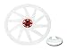 Microheli CNC Delrin Main Gear w/Aluminum Hub Set (RED) - Blade 230S / 230S V2