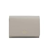 LANVIN en Bleu(ランバンオンブルー) リュクサンブールカラー 二つ折り被せ財布 財布 札入れ カード入れ付き レディース 482037 グレー