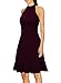 WOOSEA Womens Cocktail Prom Dress Sleeveless Halter Neck Evening Party Short Homecoming Dresses Burgundy